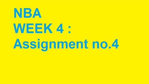 Week-4 Assignment 4 Attainment of outcomes |NBA Accreditation & Teaching & learning in Engg. (NATE)