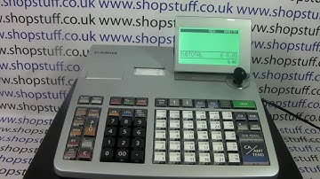 E001 WRONG MODE CASIO SE S3000 CASH REGISTER