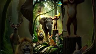 . “Jungle Ka Sabse Smart Kaun? 🐒😂 | Lion vs Elephant vs Monkey | Hindi Short Story”