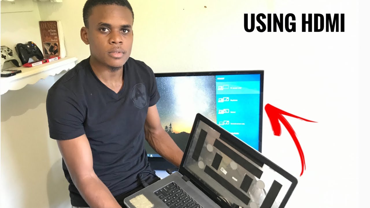 Broken Laptop Screen To A TV 