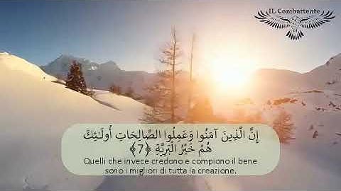 italiano arabo - سورة البينة - قران مترجم ايطالي