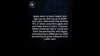 Apple offers free AirPods Pro 3 with Apple Card signups after Goldman Sachs costly exit so