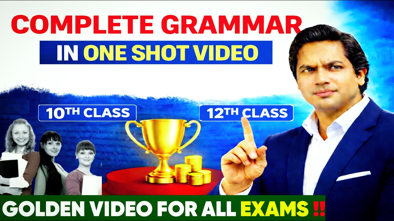 English Grammar One Shot 🔥| Board Exams 2026 Complete Revision in 1 ...