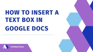 How to Add a Text Box in Google Docs