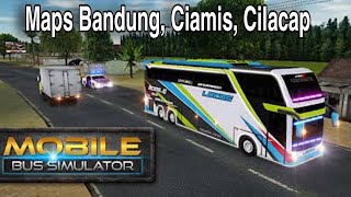 Mobile Bus Simulator, Maps Bandung, Ciamis, Cilacap - Mobil Bus Simulator Gameplay screenshot 5
