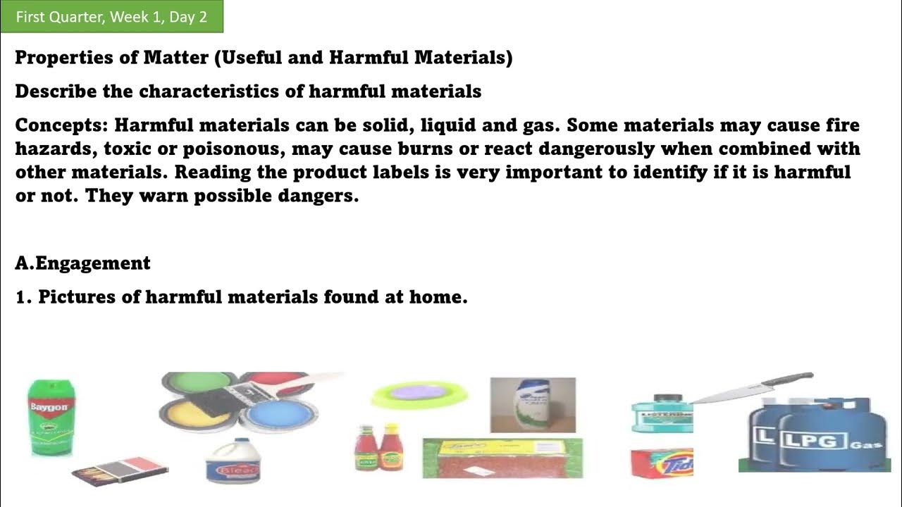 Grade 5 First Quarter Week 1 Lesson Plan Day 2 Describe the