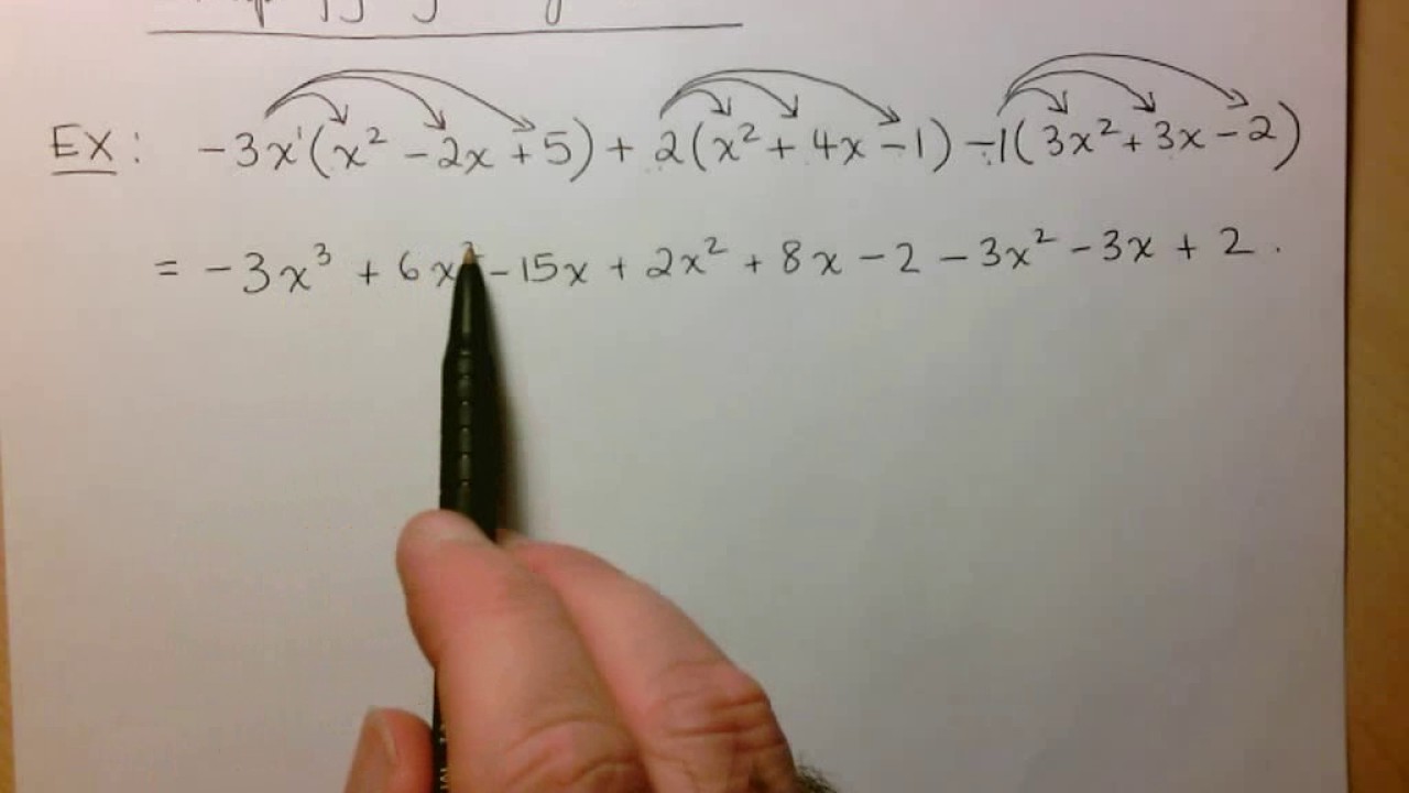 MPM1D Simplifying Polynomials