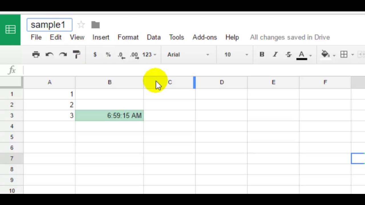 How to rename the Google spreadsheet YouTube