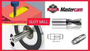 How to use SlotMill Toolpath in Mastercam ? - NC4U Training - Tamil- Coimbatore - VMC - HMC