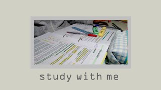 (eng sub)STUDY WITH ME//study time lapse || videito que hice porque tenía ganas de editar 😌✊