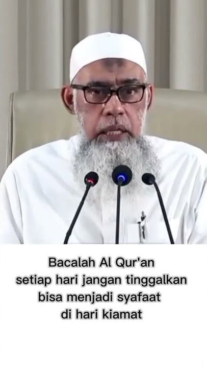 Jangan Tinggalkan Baca Al Qur'an setiap hari! bisa jadi Syafaat di Hari Kiamat