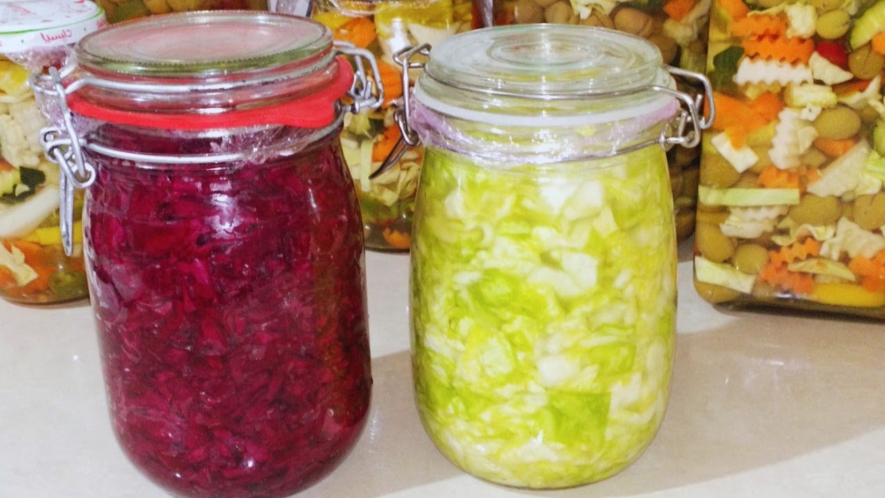 طريقة مخلل الملفوف بدون ماء# البروبيوتيك #ملك المخللات