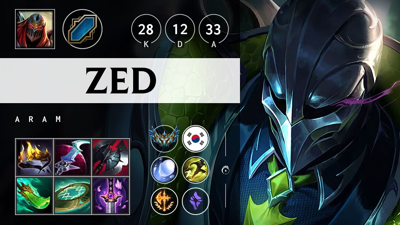 Zed ARAM - KR Challenger Patch 25.17