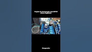 Projeto do nosso aluno 📲💡 #automacaoresidencial #esp32 #arduino