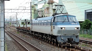 2019年5月 JR貨物 EF66形 100番台 電気機関車 EF66-101 貨物列車 JR西日本 東海道本線 向日町駅