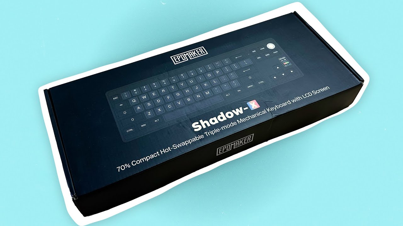 Epomaker Shadow-X mechanical keyboard Sound Test & Review! 