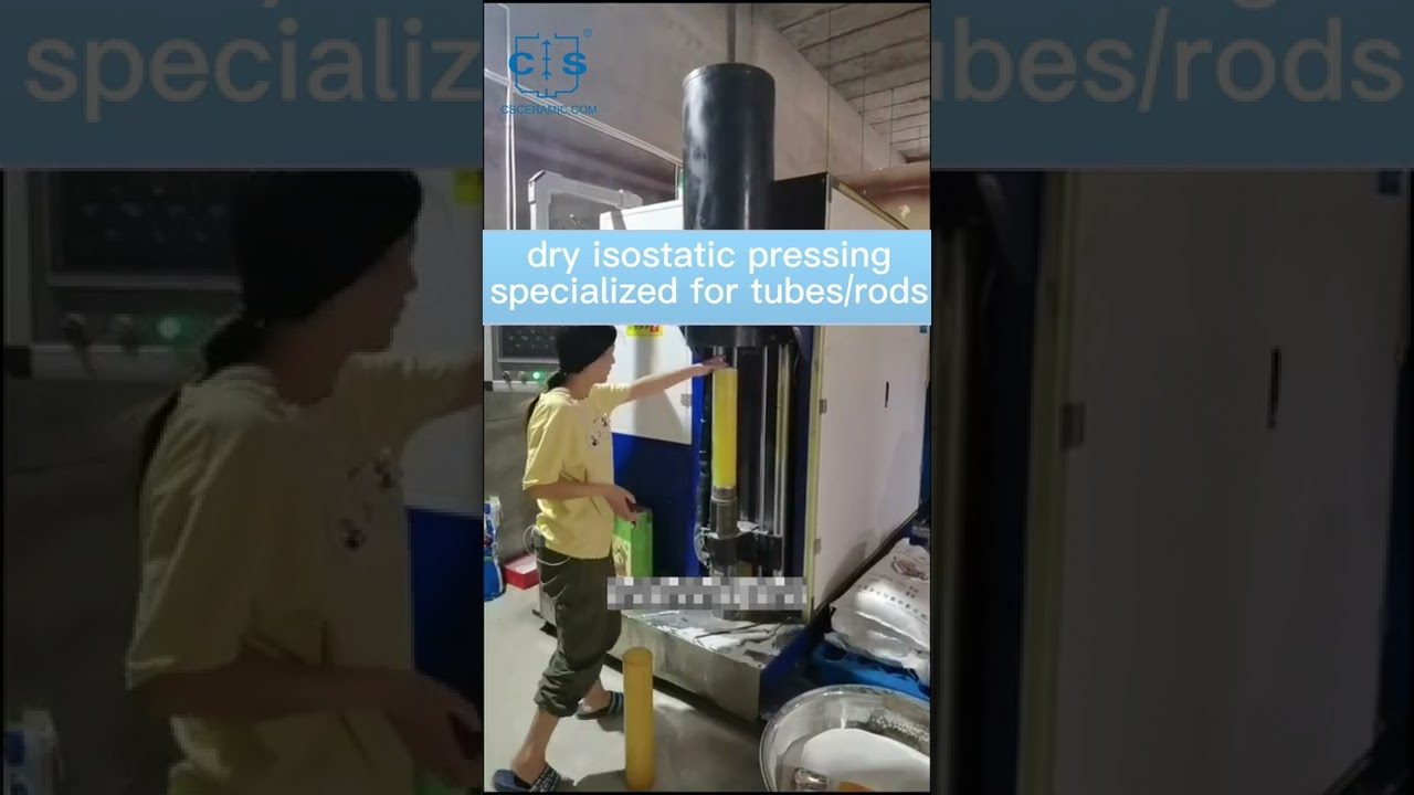 Dry-bag Isostatic Pressing Alumina Ceramic Tubes/Rods