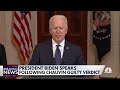 President Biden on Chauvin verdict: Systemic racism is a stain on our nation's soul