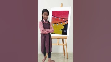 painting using postel colour 🔥🔥😱😱 || #shorts #viral