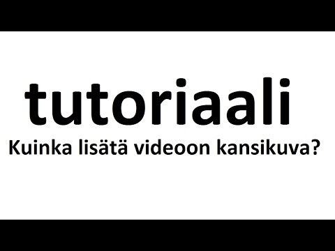 Video: Kuinka Lisätä Valokuva Videoon