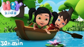 Row Row Row Your Boat - Nursery Rhymes collection with lyrics by HeyKids