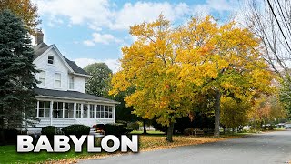 Walking Babylon, Long Island, NY in October 2022