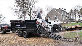 Bobcat MT100 and its Relationship with my lowpro 4' Dump Trailer