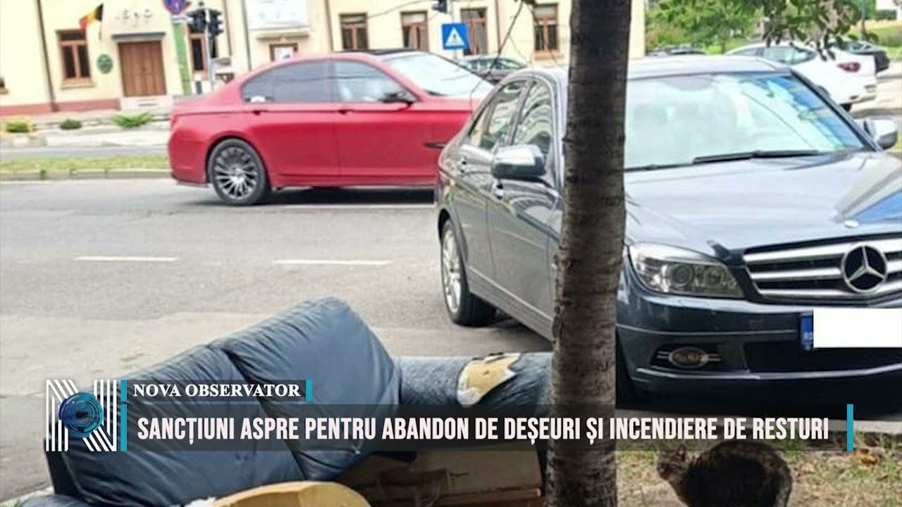 Sancțiuni aspre pentru abandon de deșeuri și incendiere de resturi