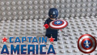Captain America Shield Throw 10 FPS test | LEGO stop-motion #shorts