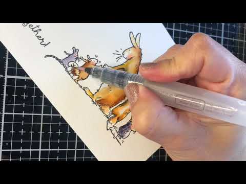 EASY WATER BASED MARKER TUTORIAL ** Zigs ** + ANITA Jeram MARKE von Colorado Craft