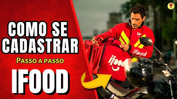 Como Ser Entregador do IFOOD com MOTO / Como Fazer o Cadastro Ifood Entregador