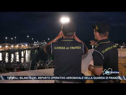 Video Termoli, bilancio del reparto operativo aeronavale della guardia di finanza