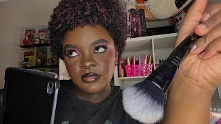 ASMR Rude Makeup Artist Does Your Birthday Makeup (role-play,Whispering,sounds)