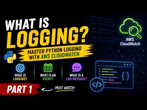 What is Logging? | Master Python Logging with AWS CloudWatch Part 1