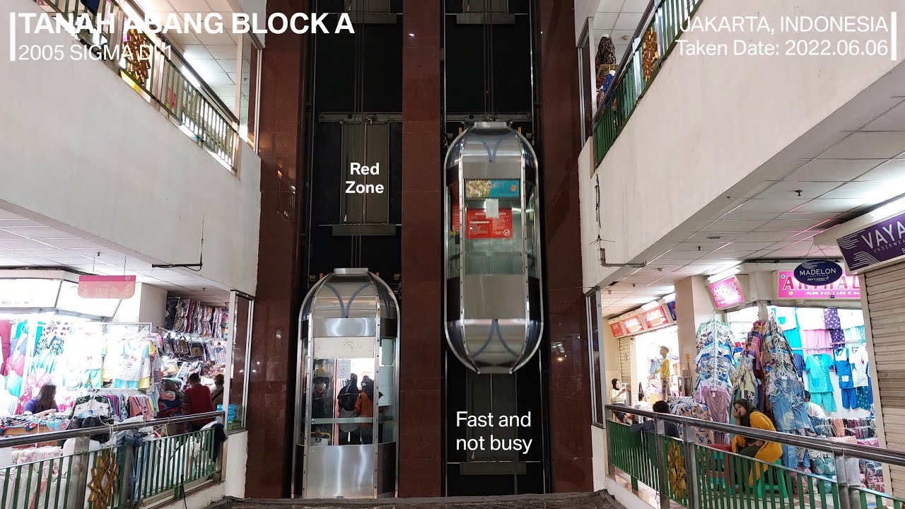 Sigma Distributed Inverter 1 Scenic Traction Elevator at Tanah Abang Block A, Jakarta