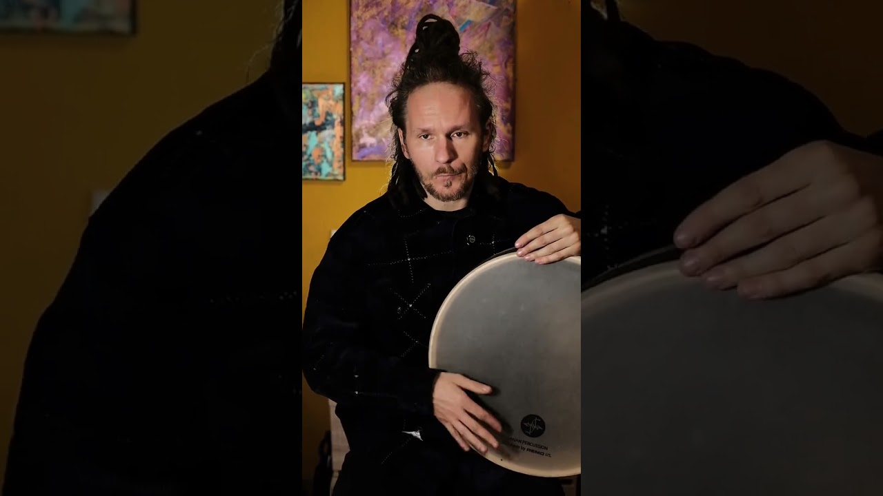 frame drum rhythms transferred from djembe #percussion