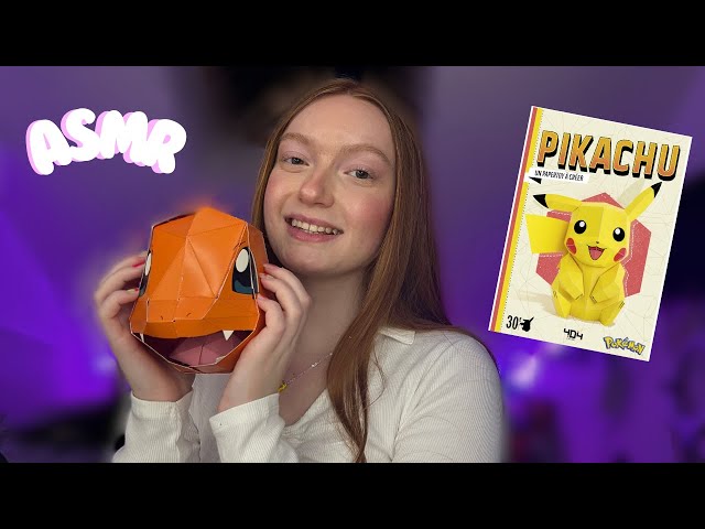 asmr with my pokemon papertoys :)
