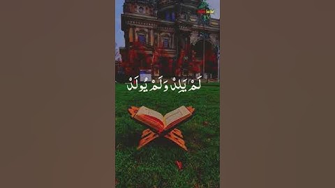 سورة الإخلاص ⚘️حالات واتس اب دينية مؤثرة Quran Status ⚘️