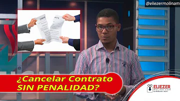 ¿Cómo cancelar un contrato ya firmado?