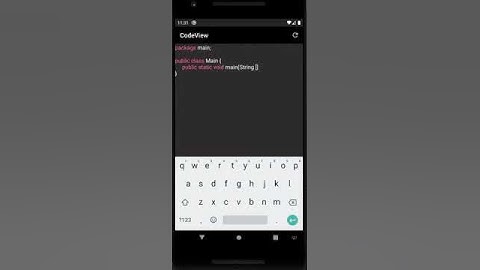 Android CodeView Library - Java Example