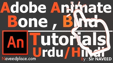 Bone, Bind Tool - Adobe Animate CC / Adobe Flash - Tutorial | In UrduAndHindi