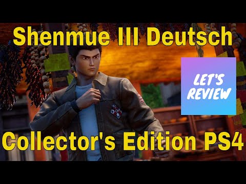 Shenmue III Deutsch Collector&rsquo;s Edition PS4 Amazon!