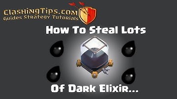 How to get dark elixir quickly without heroes in Clash of clans