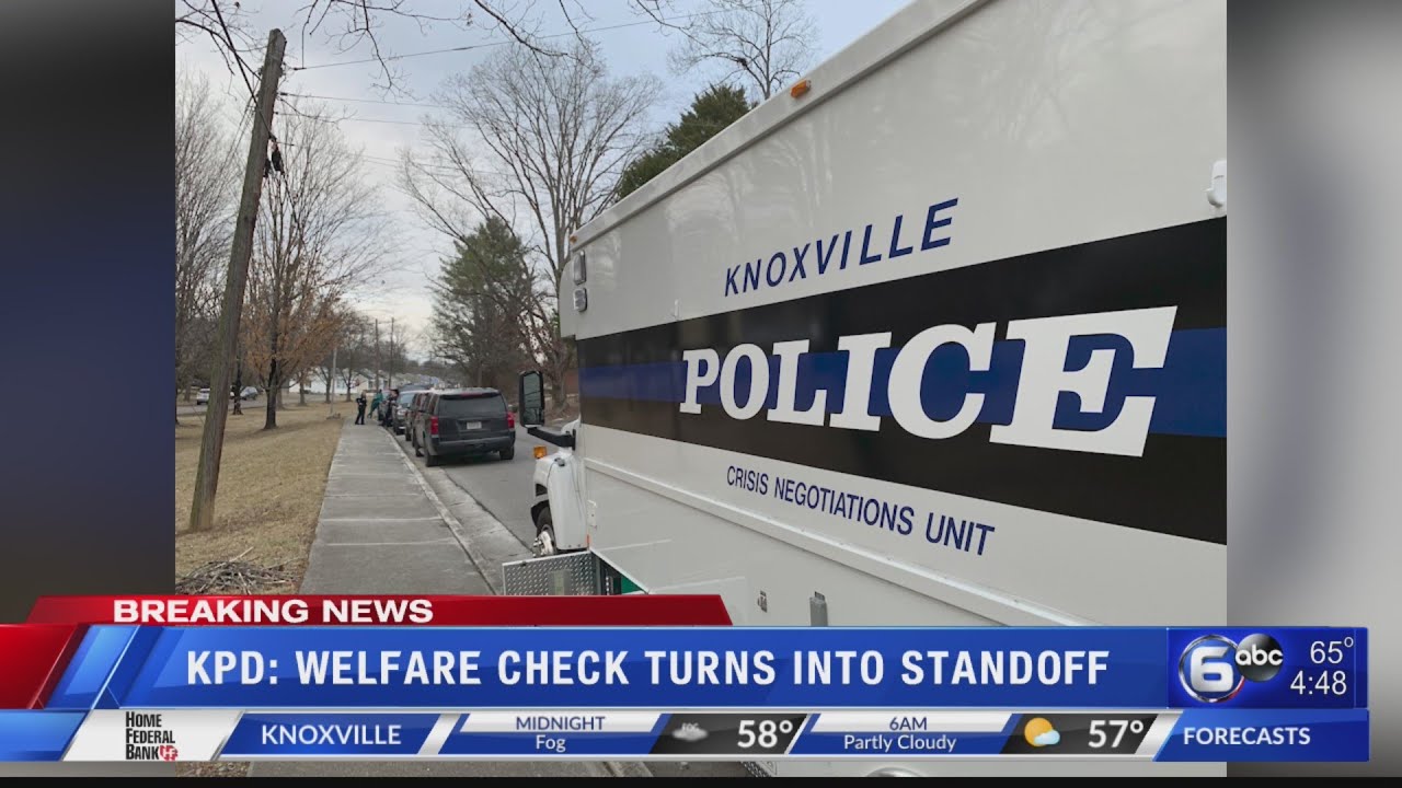 KPD: Welfare check turns into standoff - YouTube
