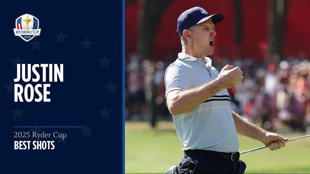 Justin Rose's Extended Best Shots | 2025 Ryder Cup