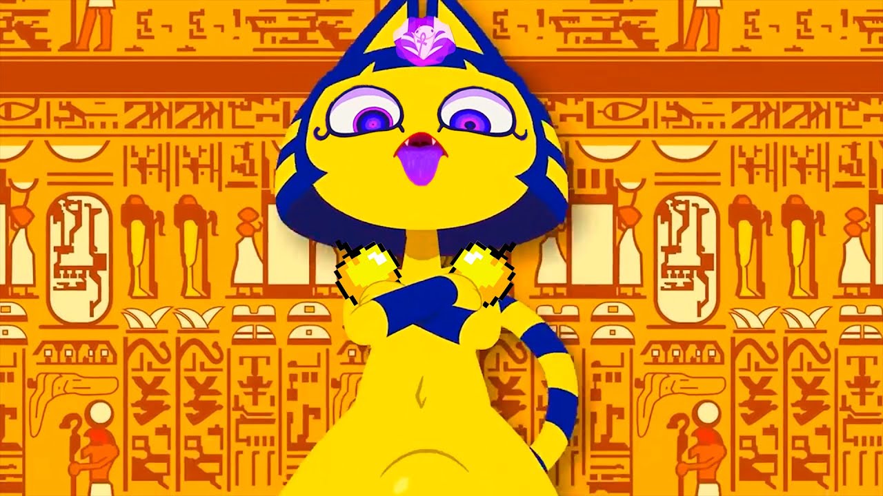 Zone Ankha | Желтая египетская кошка, точно фулл (оригинал 100%) - YouTube