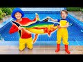 魔法の魚を捕まえた!🐠✨ | 何の願い事をしようかな?