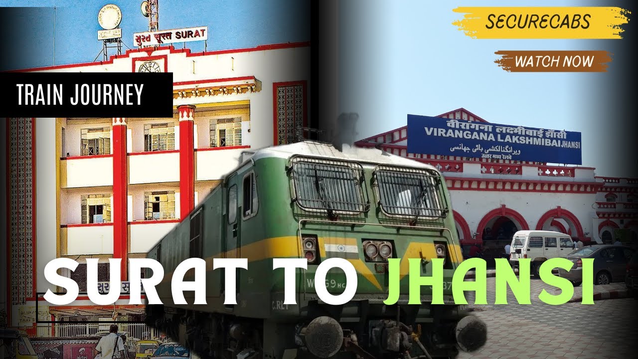 Surat to Jhansi || Train Journey ||  MUMBAI BANDRA VGL JHANSI JN 22196 ||