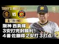 【ハイライト・8/19】阪神 西勇輝3安打完封勝利!4番佐藤輝2安打3打点【巨人×阪神】