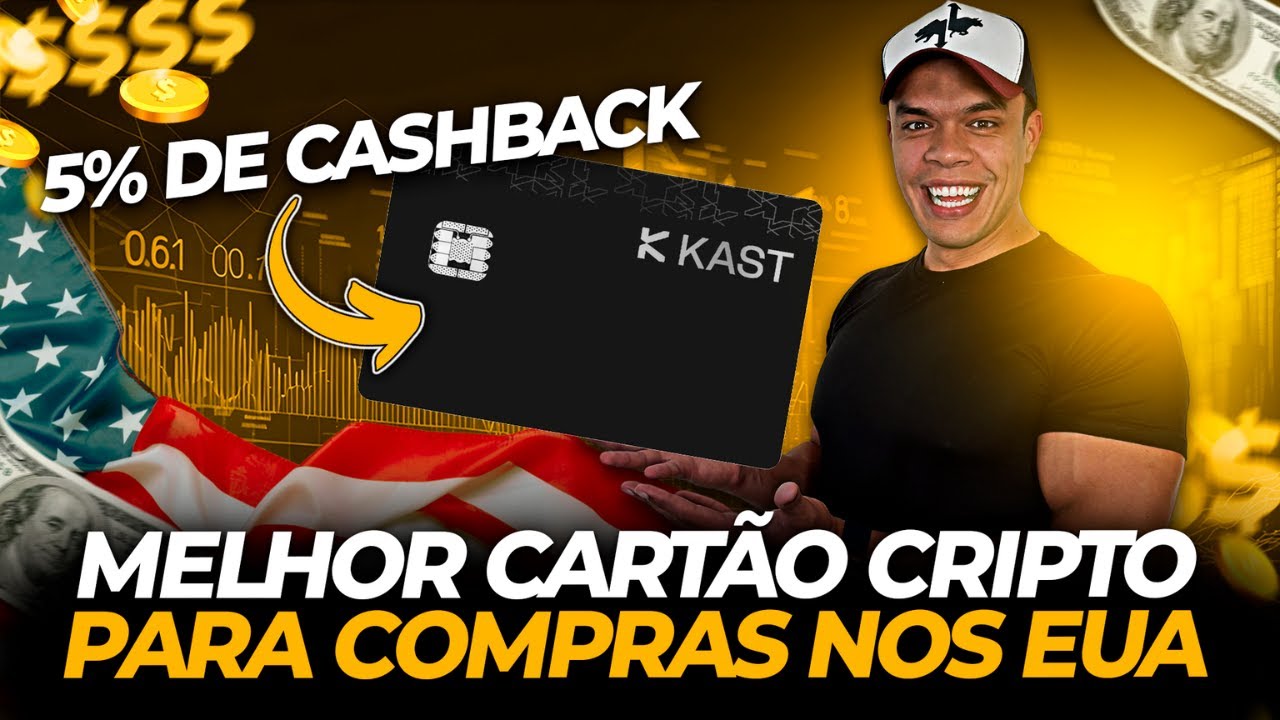 🛒 MELHOR CARTÃO CRIPTO PARA COMPRAS + 5% DE CASHBACK 💰 REVIEW CARTÃO KAST